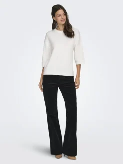 Hot sonja S/S O-Neck Pullover Knt Strik|Bluser & Skjorter