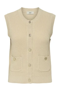 JDY Veste<stella S/L O-Neck Vest Knt