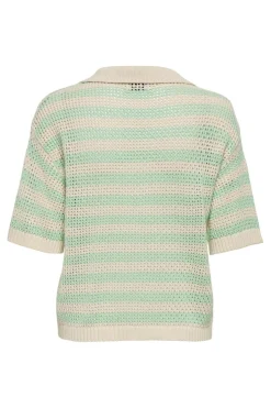 Outlet tikka S/S Polo Pullover Knt Sæt 🛍️|Strik