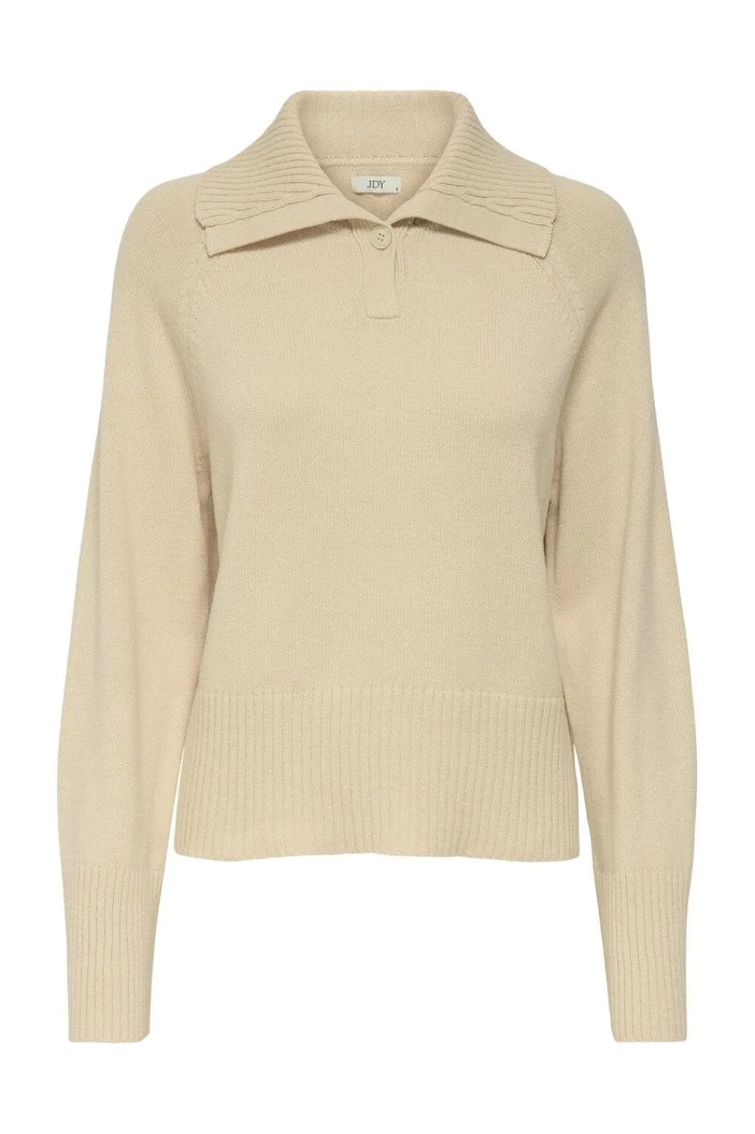 triss L/S Button Collar Pullover Knt Bluser & Skjorter|Strik