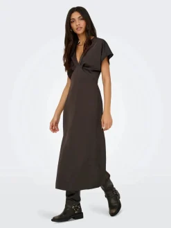 JDY Kjoler<urba S/S Midi Satin Dress