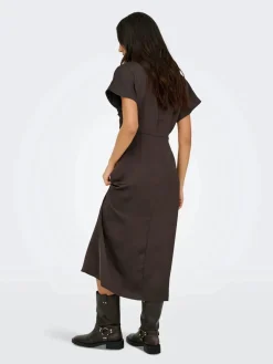 JDY Kjoler<urba S/S Midi Satin Dress