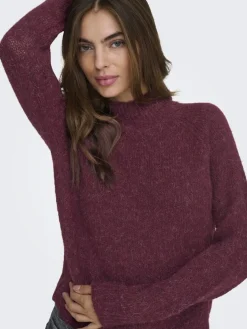 JDY Strik|Bluser & Skjorter<zoey Life L/S Hn Raglan Pul Knt