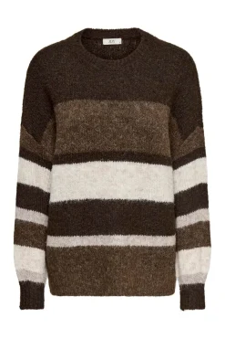 JDY Strik|Bluser & Skjorter<zoey Life L/S On Colorblock Pull Knt