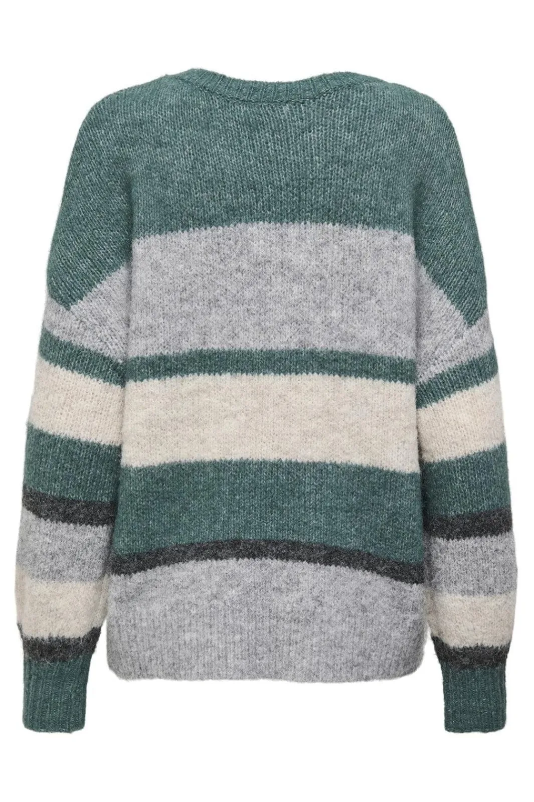 New zoey Life L/S On Colorblock Pull Knt Strik|Bluser & Skjorter