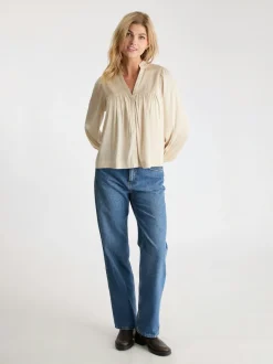 Neo Noir Bluser & Skjorter|Ammevenligt Tøj<Jill Smooth Satin Blouse