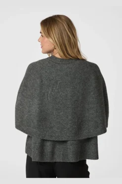 Neo Noir Strik|Bluser & Skjorter<Josei Double Knit Cape 165798
