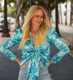 Valentin Studio Bluser & Skjorter<Josie Abstract Blouse 165472