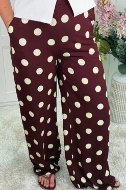 A-bee Bukser, Jeans & Leggings<Juliana Wide Dot Pants