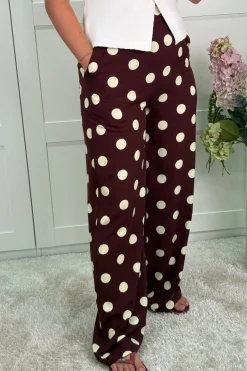 A-bee Bukser, Jeans & Leggings<Juliana Wide Dot Pants