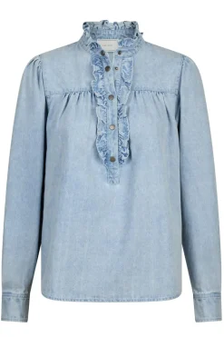 New Justine Denim Shirt 161903 Bluser & Skjorter