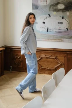 New Justine Denim Shirt 161903 Bluser & Skjorter
