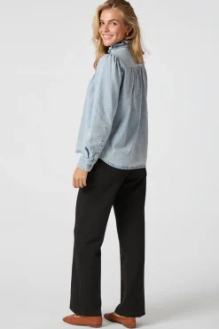 New Justine Denim Shirt 161903 Bluser & Skjorter