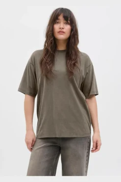 Jxandrea Wash Loose Ss Tee Sn T-Shirts & Toppe