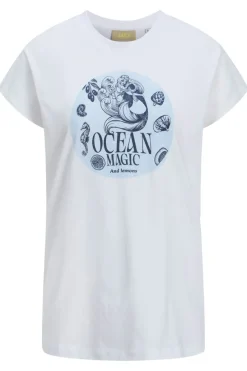 Online Jxastrid Sl Boxy Print Tee T-Shirts & Toppe