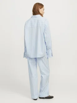 Jjxx Bluser & Skjorter|Sæt 🛍️<Jxava Poplin Ls O-Size Pock Shirt Ln