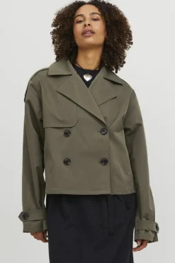 Hot Jxcarlie Short Trenchcoat Sn Overtøj & Jakker
