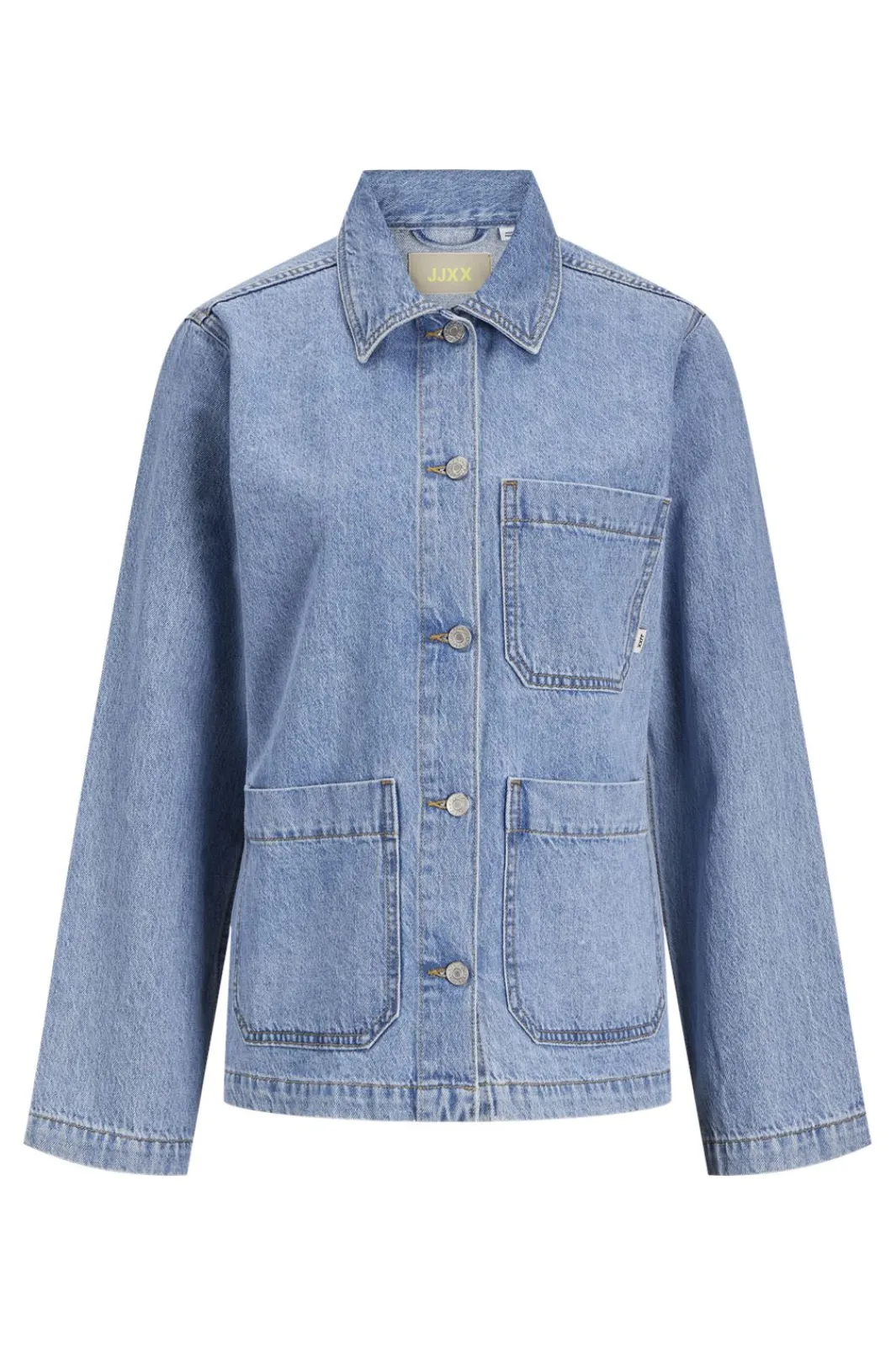 Jxela Worker Denim Jacket Overtøj & Jakker
