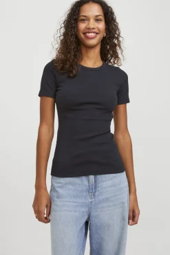 New Jxfrankie Str Ss Rib Tee T-Shirts & Toppe