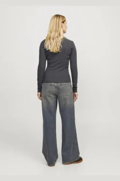 Jjxx Bluser & Skjorter<Jxfreya Str Ls Rib Tee