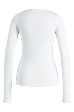 Sale Jxfreya Str Ls Rib Tee Bluser & Skjorter