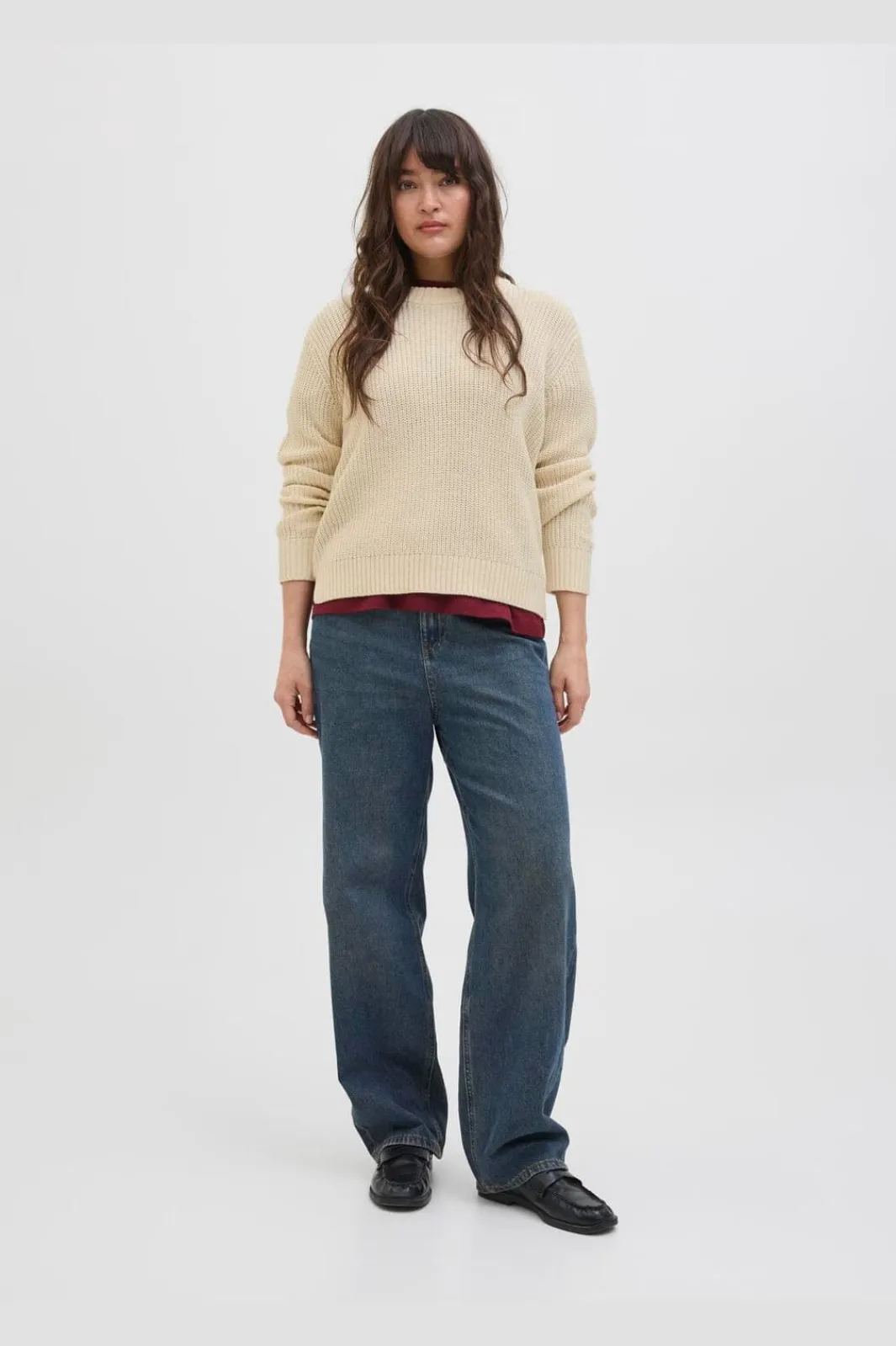 Best Jxglobal Crew Neck Knit Strik|Bluser & Skjorter