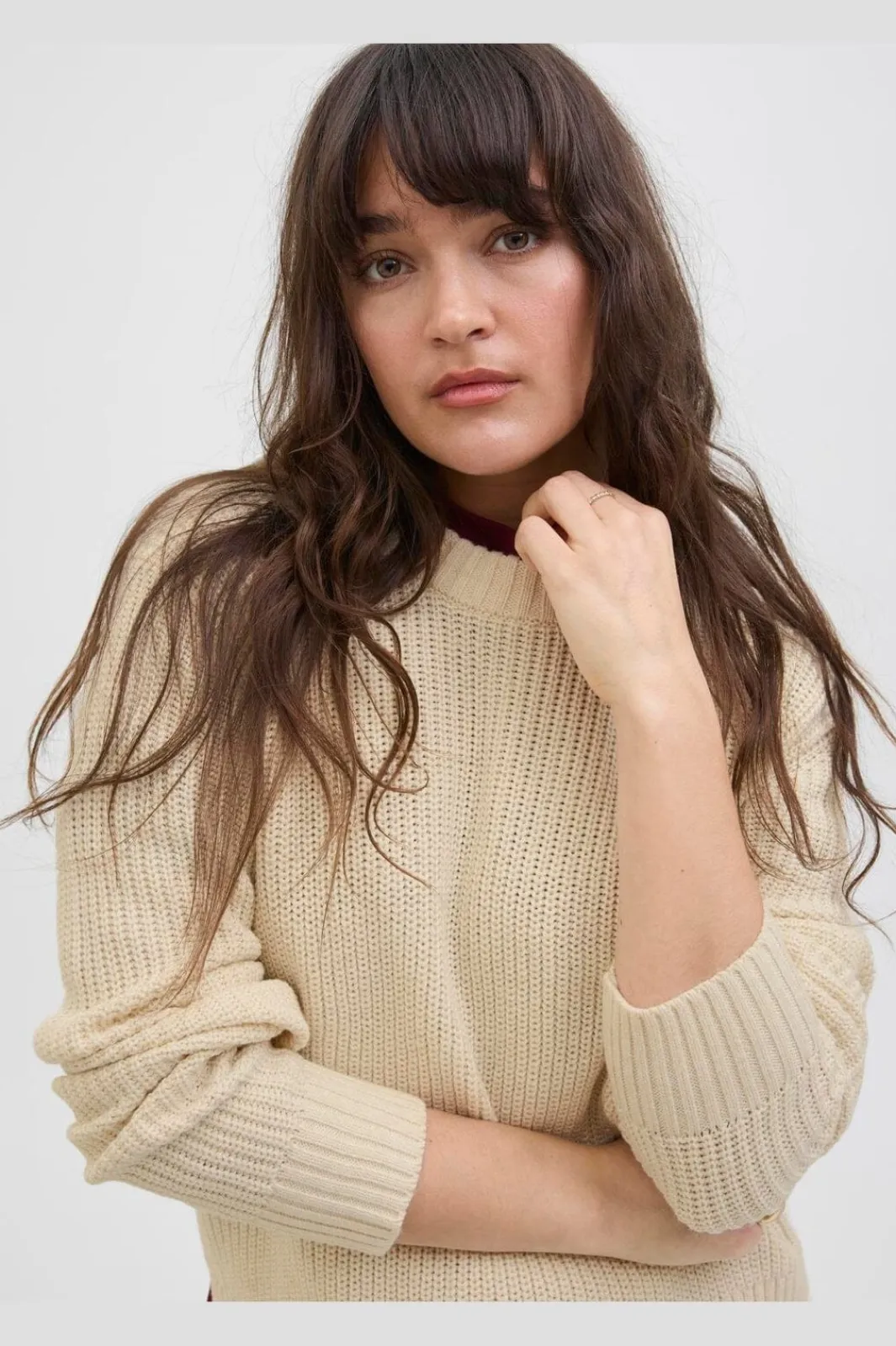 Best Jxglobal Crew Neck Knit Strik|Bluser & Skjorter