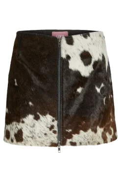 Jjxx Nederdele<Jxhannah Cow Leather Short Skirt