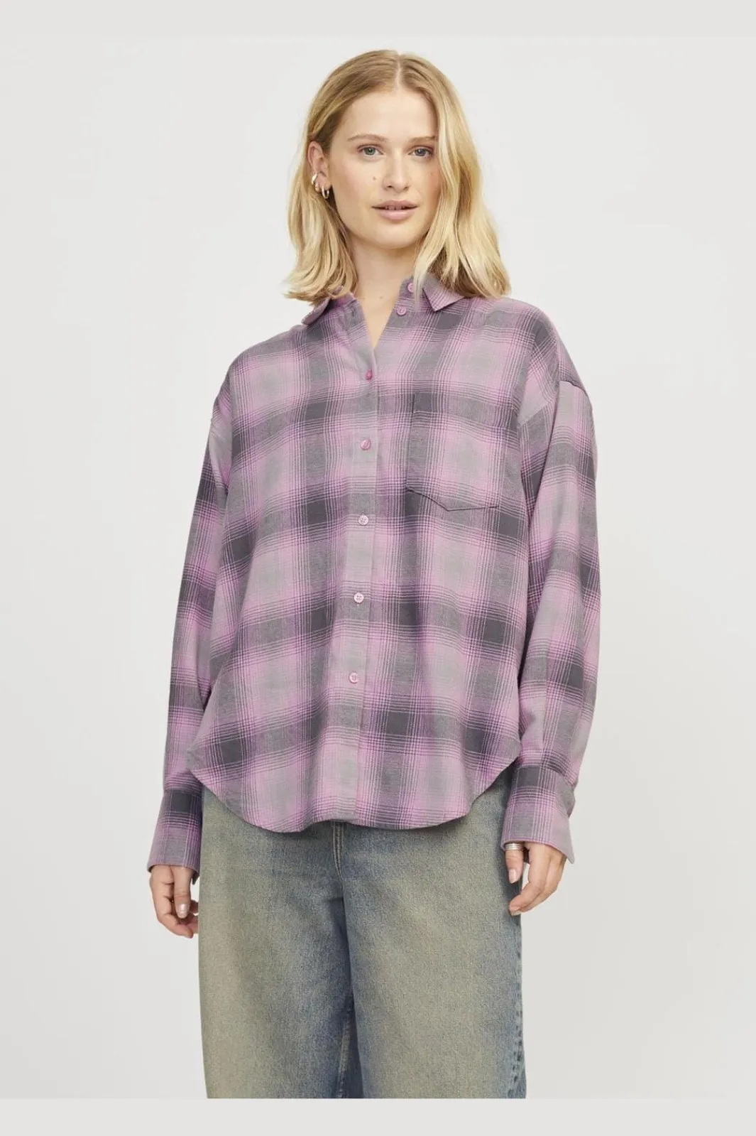 Discount Jxjamie Flannel Ls Shirt Bluser & Skjorter|Ammevenligt Tøj