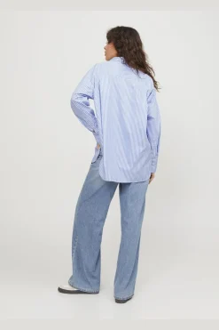 Online Jxjamie Ls Relaxed Poplin Shirt Bluser & Skjorter|Ammevenligt Tøj