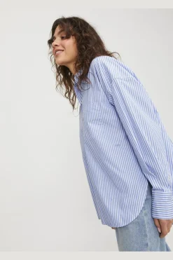 Online Jxjamie Ls Relaxed Poplin Shirt Bluser & Skjorter|Ammevenligt Tøj