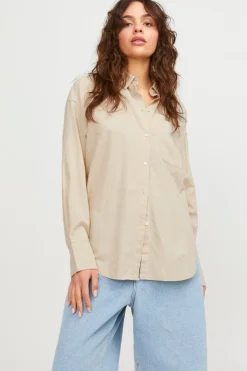 Jjxx Bluser & Skjorter<Jxjamie Ls Rlx Linen Blend Shirt Sn
