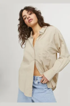 Jjxx Bluser & Skjorter<Jxjamie Ls Rlx Linen Blend Shirt Sn