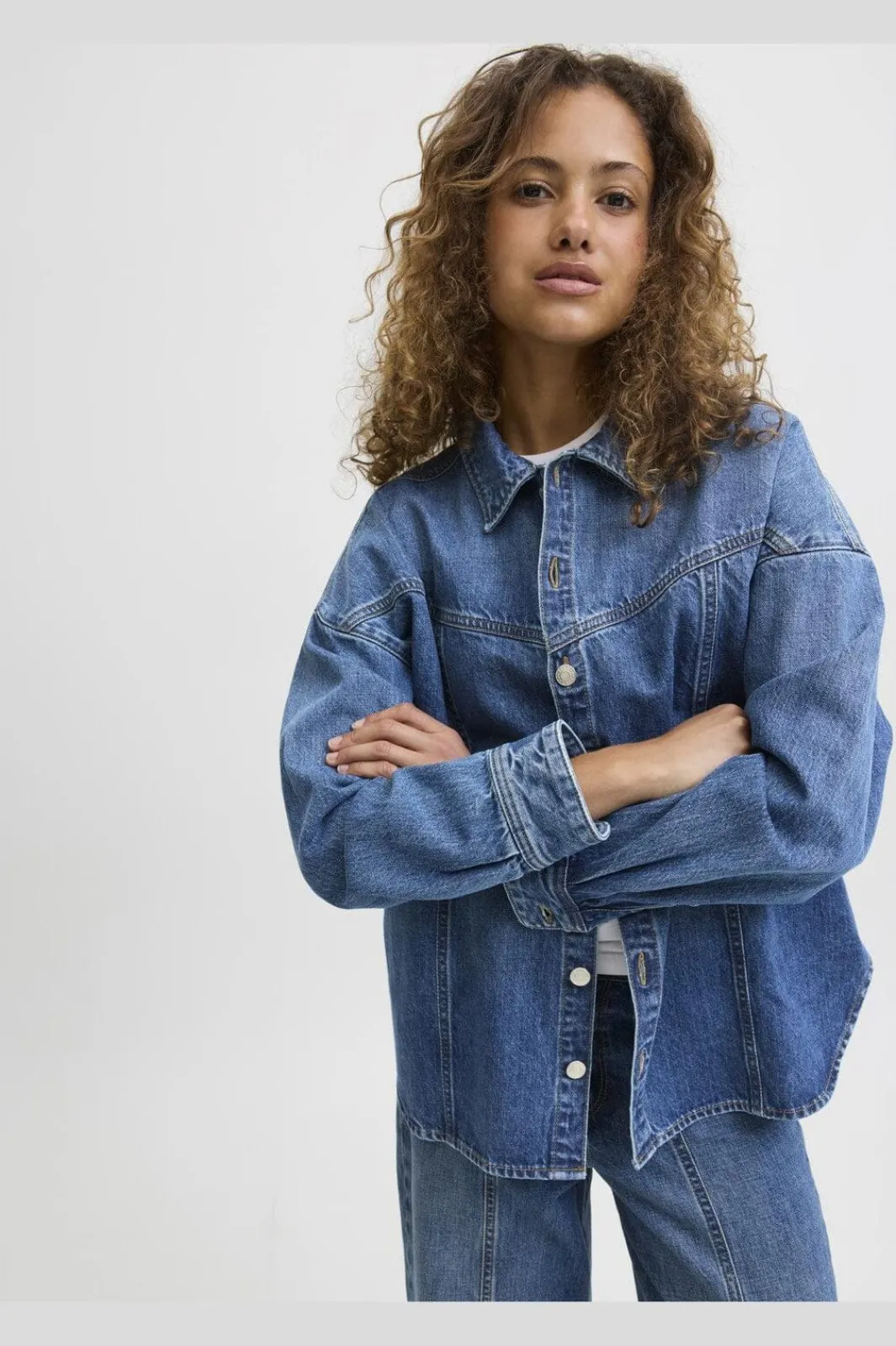 Jjxx Bluser & Skjorter<Jxjamila Ls Denim Overshirt R282 Ln