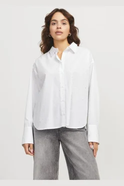 Best Jxlisa Ls Shine Shirt 12265294 Bluser & Skjorter|Ammevenligt Tøj