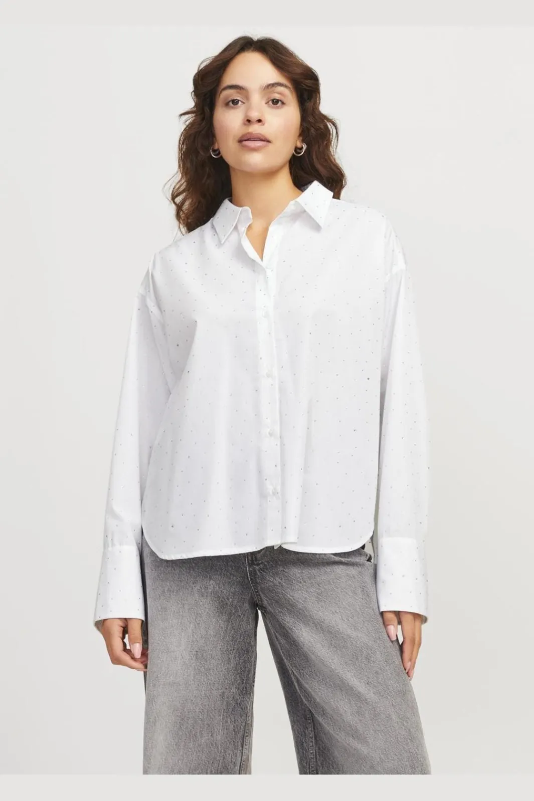 Best Jxlisa Ls Shine Shirt 12265294 Bluser & Skjorter|Ammevenligt Tøj