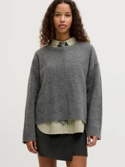 Jjxx Bluser & Skjorter|Strik<Jxmatilda Wool Blend Crew Neck Knit