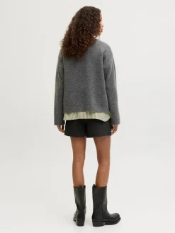 Jjxx Bluser & Skjorter|Strik<Jxmatilda Wool Blend Crew Neck Knit