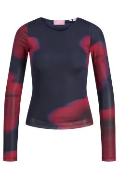 Outlet Jxmelia Ls Mesh Top Sn T-Shirts & Toppe
