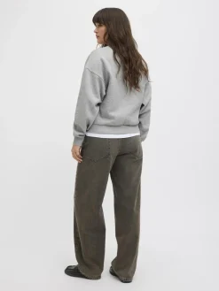 Jjxx Sweatsæt & Comfy Wear|Bluser & Skjorter<Jxmerle Rlx Short Ls Crew Swt Ln