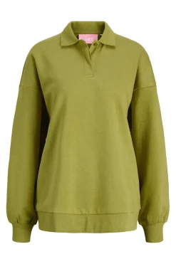Jjxx Sweatsæt & Comfy Wear|Bluser & Skjorter<Jxpaloma Loose Ls Polo Swt Ln
