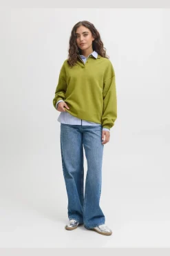 Jjxx Sweatsæt & Comfy Wear|Bluser & Skjorter<Jxpaloma Loose Ls Polo Swt Ln