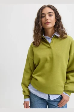 Jjxx Sweatsæt & Comfy Wear|Bluser & Skjorter<Jxpaloma Loose Ls Polo Swt Ln