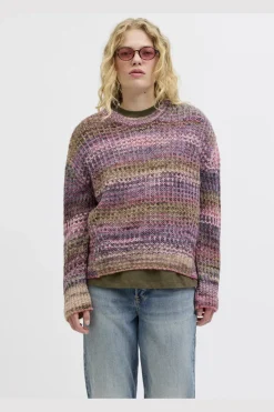 Clearance Jxsimone Space Dye Crew Neck Knit Sn Strik|Bluser & Skjorter