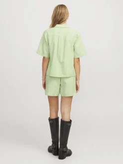 Jjxx Sæt 🛍️|Shorts<Jxsiva Oxford Pocket Shorts Ln