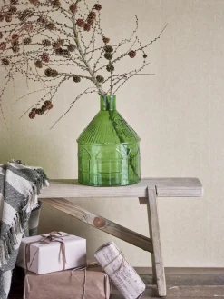 Hot Kamila Vase, Grøn, Genanvendt Glas Dekoration Til Hjemmet