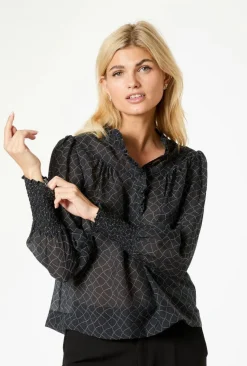 Outlet Karia Illusion Blouse Bluser & Skjorter