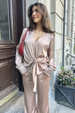 Best Karina Satin Wrap 14974 Bluser & Skjorter