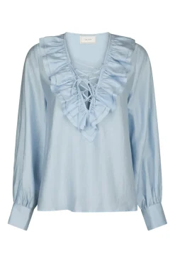 Online Katarina Crepe Ruffle Blouse 166497 Bluser & Skjorter