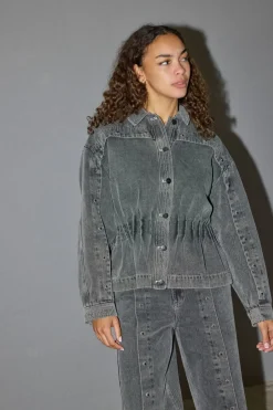 Best Kellancc Denim Jacket 40032 Sæt 🛍️|Overtøj & Jakker